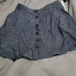 Button down skirt